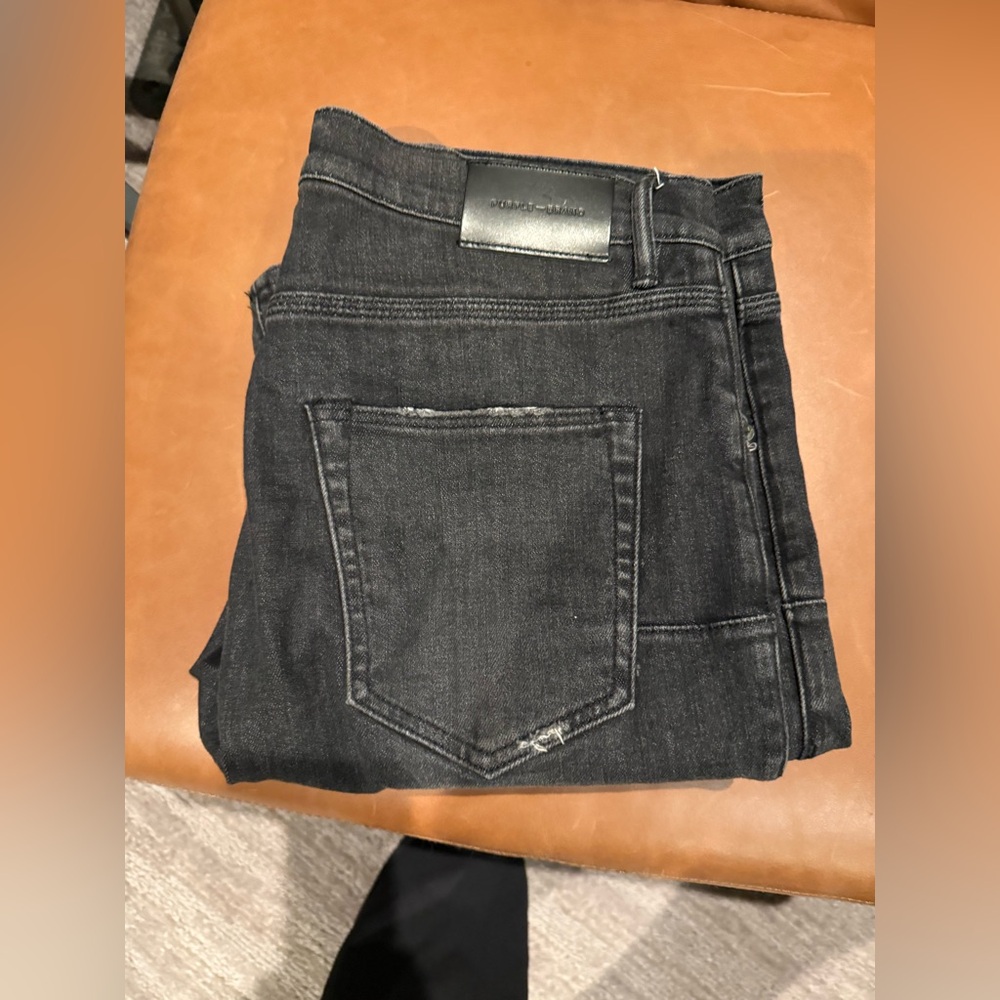 rag & bone Men's Dark Gray Slim Jeans